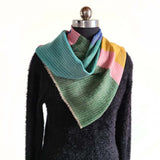 Multi Colour Striped Handwoven Pashmina Stole