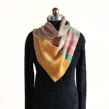 Multi Colour Ikat Handwoven Pashmina Stole