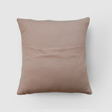 "Lotus Chainstitch Embroidered Cushion Cover - Pastel "