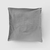 Leaves Chainstitch Embroidered Cushion Cover - Pastel