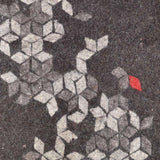 Dastgeer - Wool Hand Felted Kashmir Namda Rug Dark Grey - Zaina by CtoK
