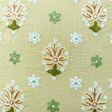 Gul Nilofer Aari Embroidered Cushion Cover - Beige