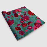 Navy Blue Hand Embroidered Chainstitch Rug