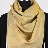 Shimmer Off-White Reversible Handwoven Pashmina Stole - Zaina by CtoK