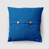 Dal Lake Hues Hand Embroidered Chainstitch Cushion Cover