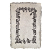 Boundaries - Wool Hand Felted Kashmir Namda Rug Cream - Zaina by CtoK