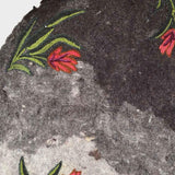 Tulip - Wool Hand Felted Kashmir Namda Round Rug - Zaina by CtoK