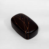 Rajbagh - Papier Mache Keepsake Box Black & Gold - Zaina by CtoK
