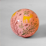 Reindeer Christmassy Baubles - Mixed Pastel Papier Mache Christmas Decorations in Pack of 5